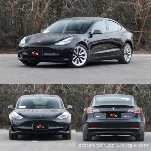 Nuovi veicoli energetici Tesla Modello 3 Automotive Pure Electric 556 km gamma Nuova auto da berlina a 4 porte a 4 porte Auto elettrica a buon mercato